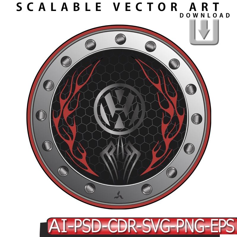 Visual Creator Clip Art Auto Club VW Vector Download
