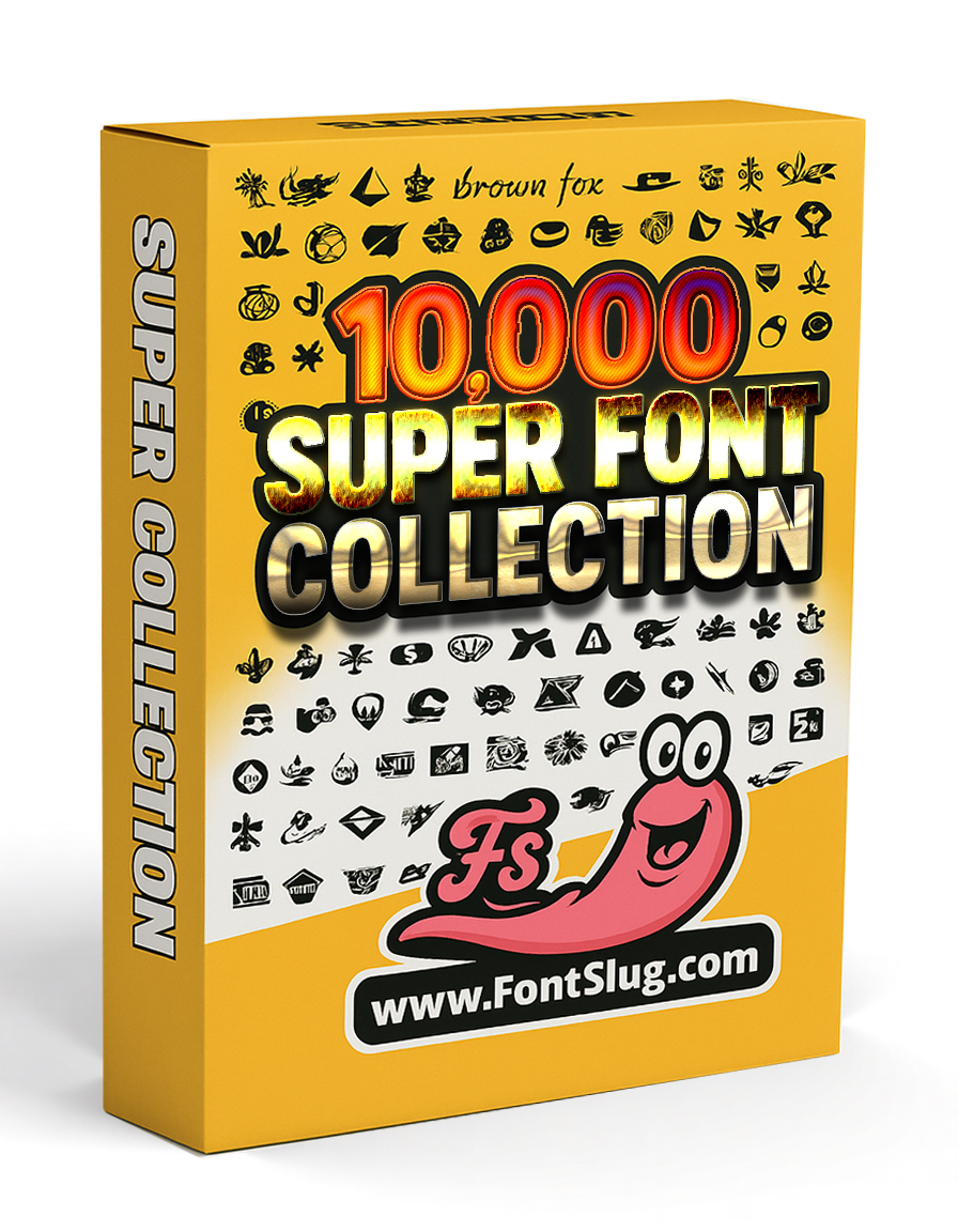 Visual Creator 10000 Font Super Collection